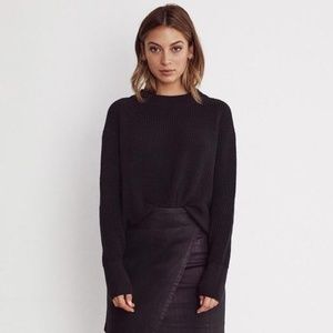 The Cropped Mockneck Sweater